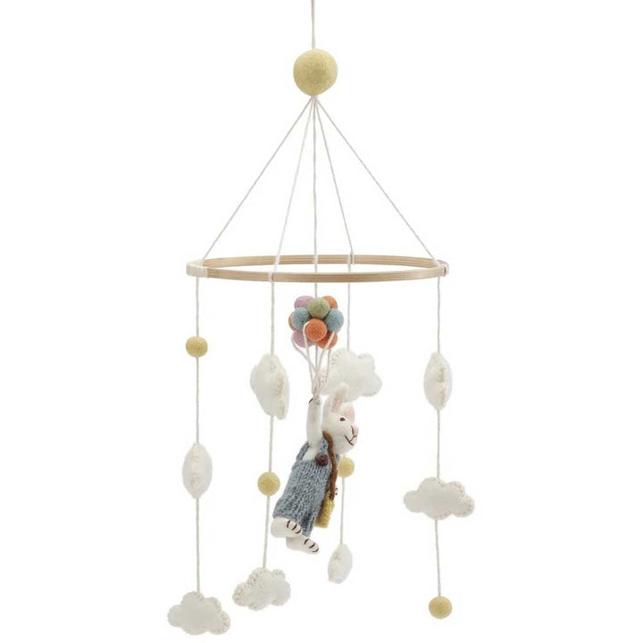 Gry &amp; Sif - Baby Mobile Hase mit Luftballons