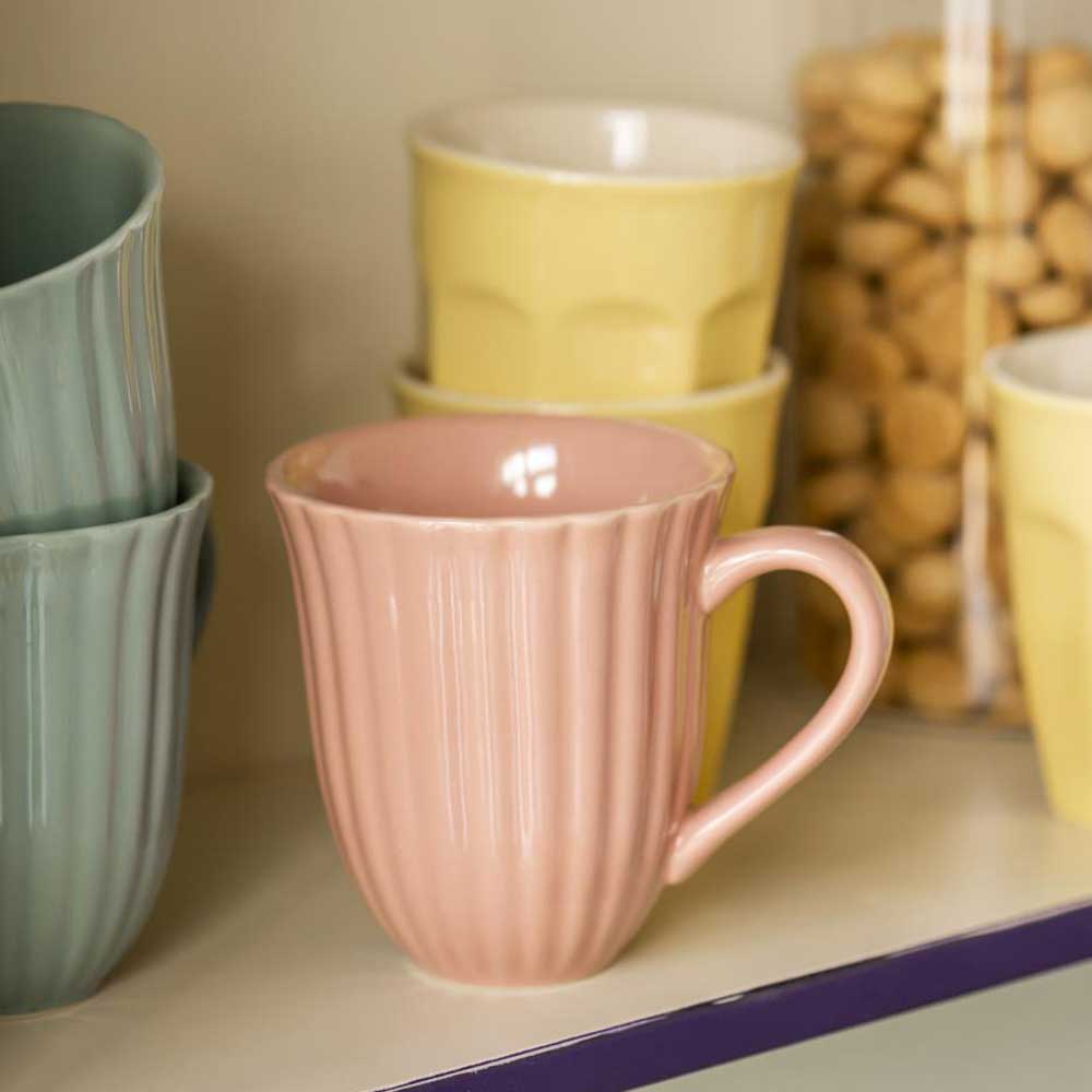 Ib Laursen - Tasse mit Rillen Mynte