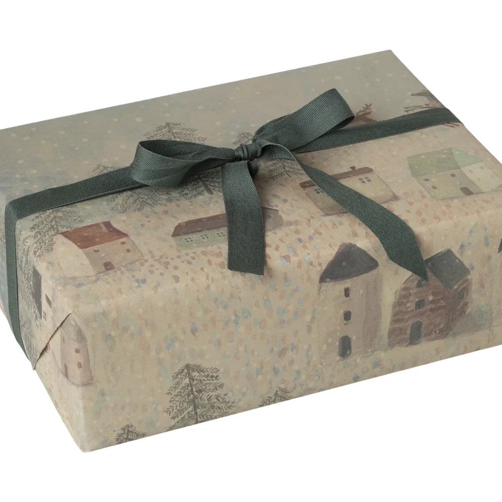 Maileg - Geschenkpapier, 10 m - Santa is coming