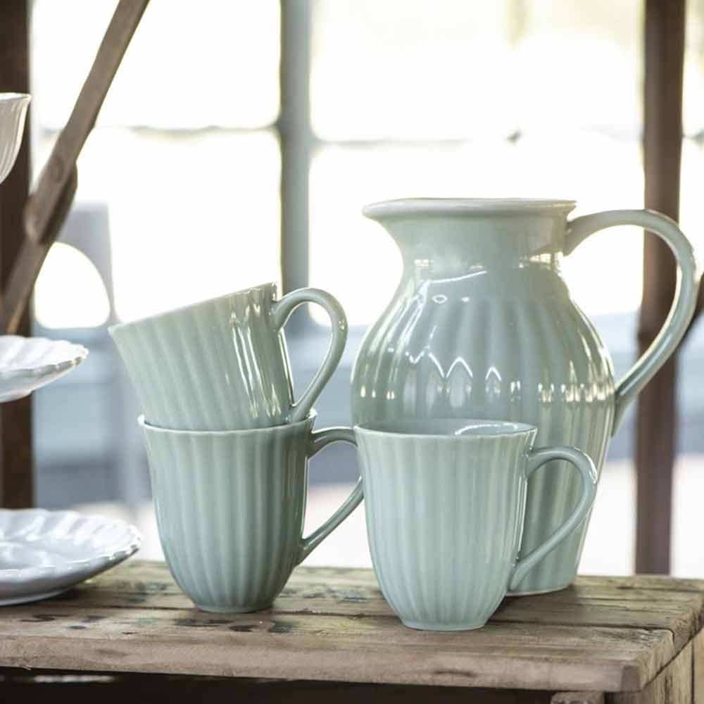 Ib Laursen - Tasse mit Rillen Mynte
