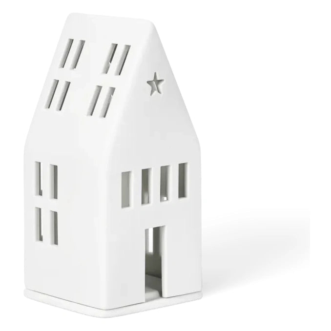 Räder Lichthaus Mini Traumhaus Porzellan Weiß