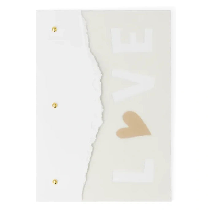 Räder Grußkarte Reißkante Love mit Kuvert